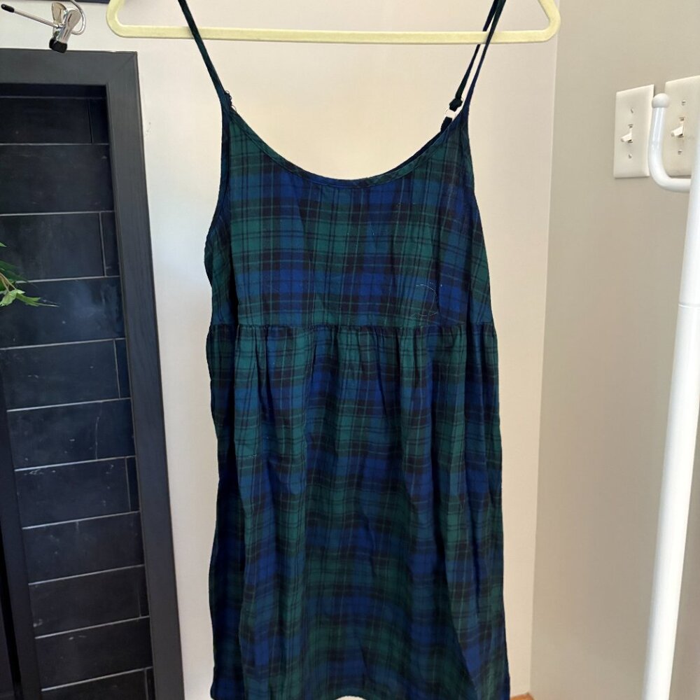 Wild Fable Plaid Flannel Babydoll Dress